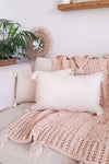 Set di 2 federe per cuscini in cotone Kirlent Avorio, 35 x 55 cm (2)