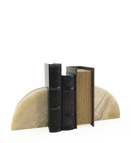 Set di 2 fermalibri Brianna Crema