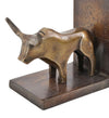 Set di 2 fermalibri Bull Rame (1)