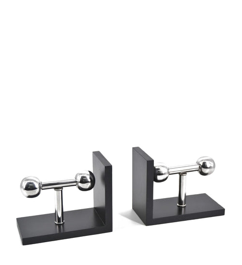 Set di 2 fermalibri Prince 2 Grigio