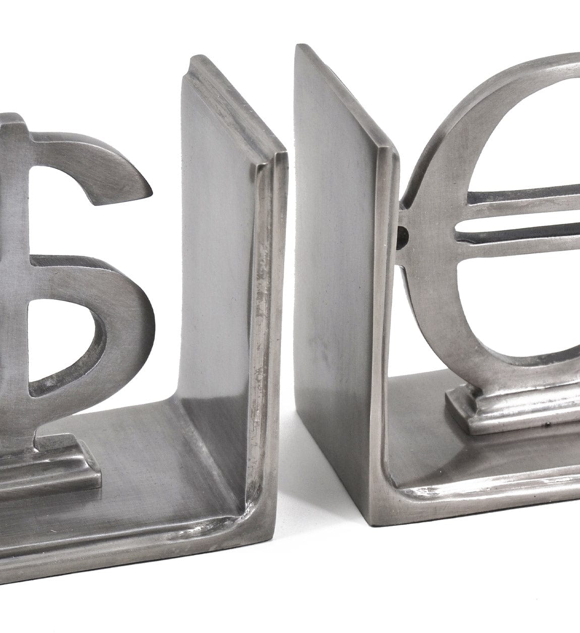 Set di 2 fermalibri Prince Grigio (1)
