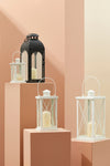 Set di 2 lanterne decorative Agueda Nero (1)