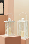 Set di 2 lanterne decorative Agueda Nero (2)