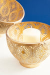 Set di 2 lanterne decorative Namid Oval Oro (2)