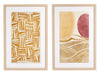 Set Di 2 Quadri Incorniciati Sherley 396 Multicolore