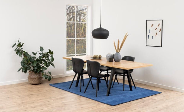 Set di 2 sedie da pranzo in ecopelle Batilda A-1 Nero (3)