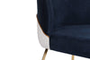 Set di 2 sedie da pranzo in ecopelle Madrid 908-V2 Blu (5)