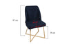 Set di 2 sedie da pranzo in ecopelle Madrid 908-V2 Blu (8)