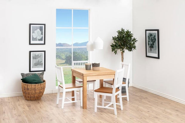 Set di 2 sedie da pranzo in legno Brisbane Quercia (2)