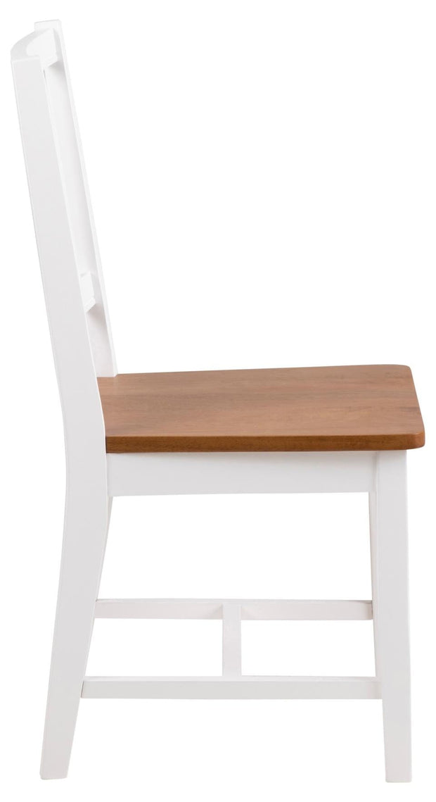 Set di 2 sedie da pranzo in legno Brisbane Quercia (4)