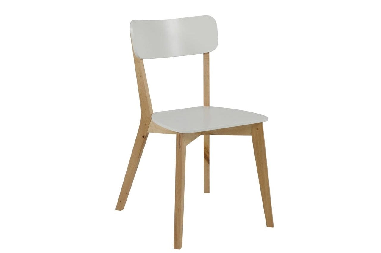 Set di 2 sedie da pranzo in legno e MDF Raven Bianco (2)