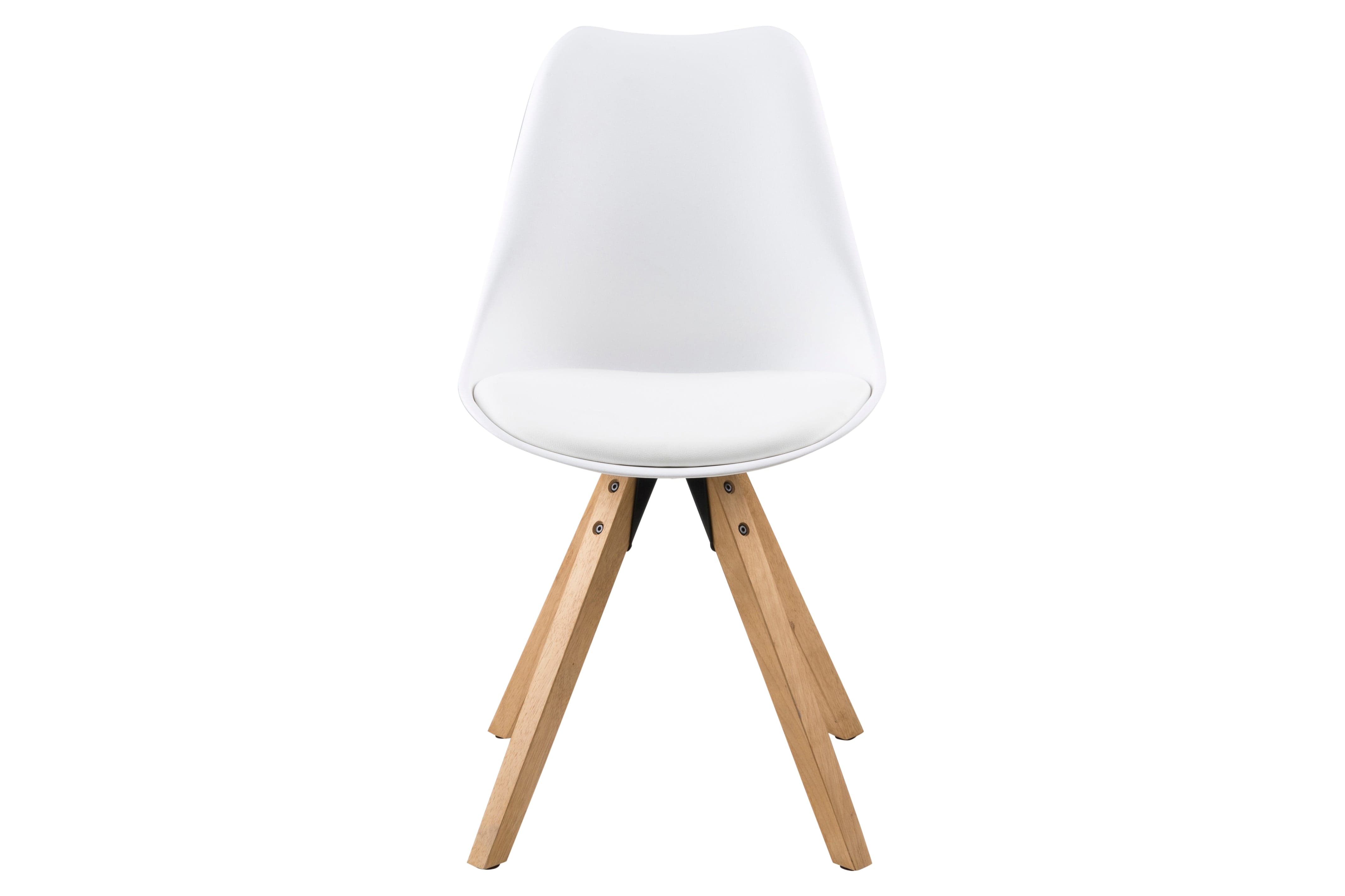 Set di 2 sedie da pranzo in plastica Dima Bianco (6)