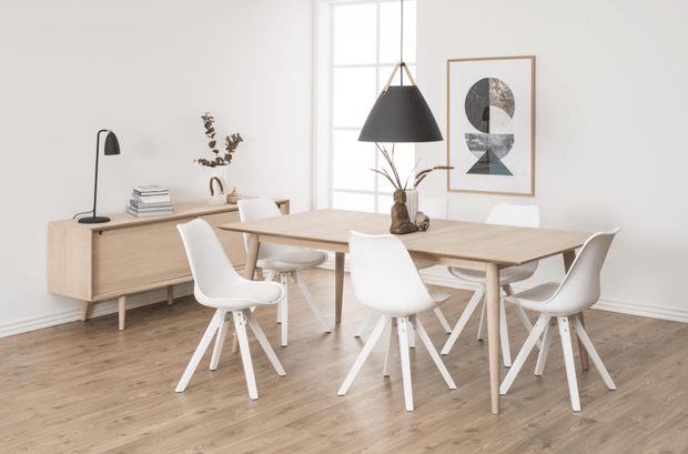 Set di 2 sedie da pranzo in plastica Dima II Bianco (2)
