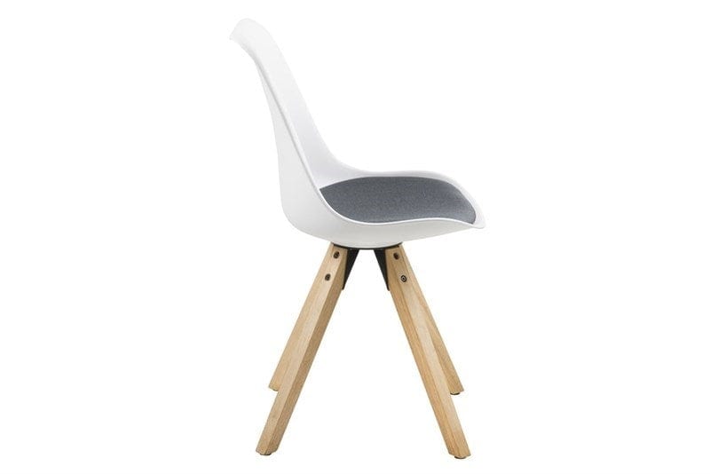 Set di 2 sedie da pranzo in plastica Dima II Bianco (2)