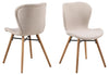 Set di 2 sedie da pranzo in tessuto Batilda A-1 Beige