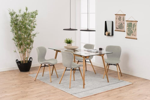 Set di 2 sedie da pranzo in tessuto Batilda A-1 Beige (1)