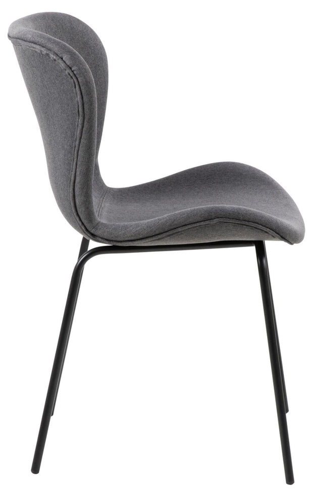 Set di 2 sedie da pranzo in tessuto Batilda A-1 Grigio (3)