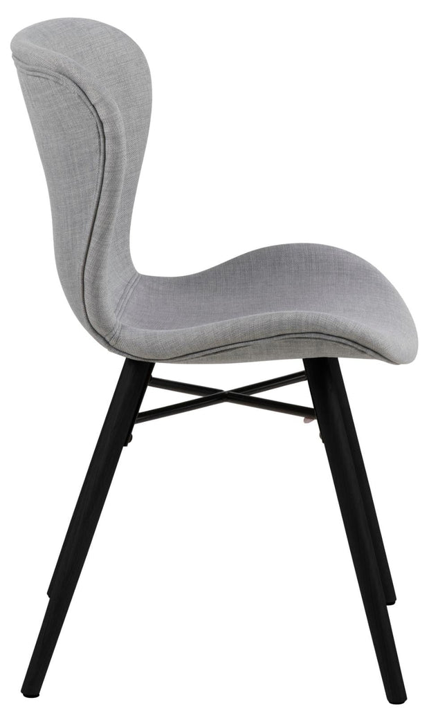 Set di 2 sedie da pranzo in tessuto Batilda A-1 Grigio (3)