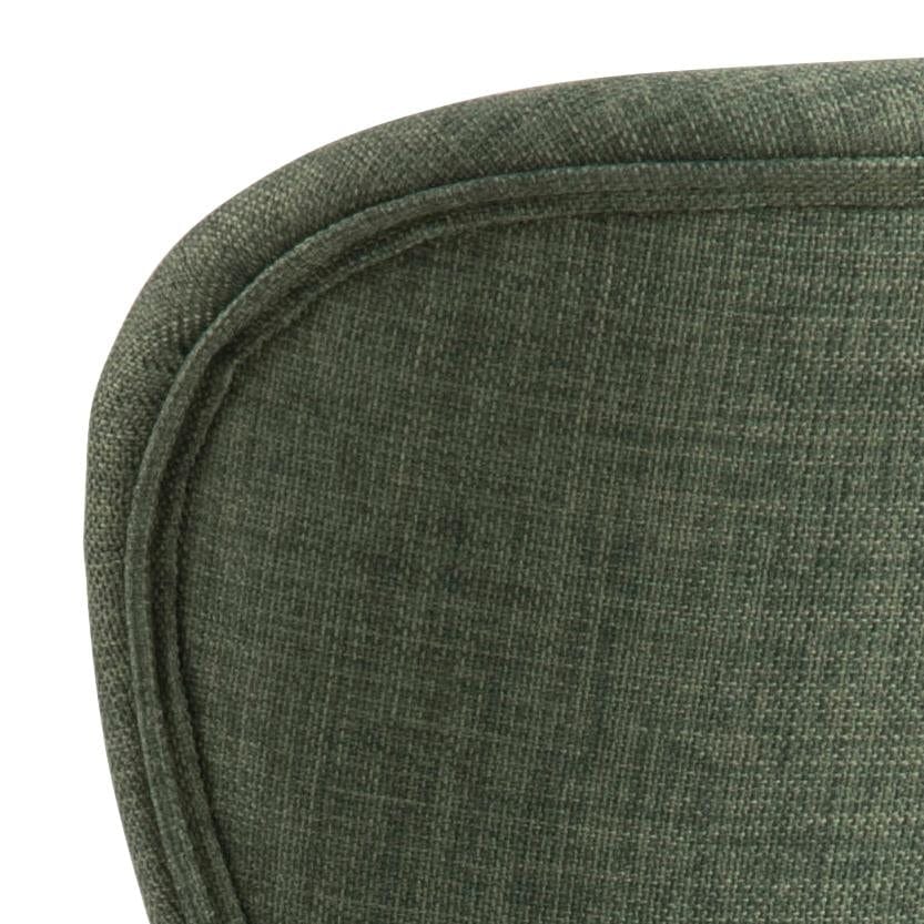 Set di 2 sedie da pranzo in tessuto Batilda A-1 Verde (5)