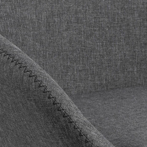 Set di 2 sedie da pranzo in tessuto Candis Grigio (6)