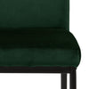 Set di 2 sedie da pranzo in tessuto Demi Verde (5)