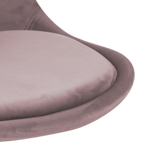 Set di 2 sedie da pranzo in tessuto Dima Rosa (7)