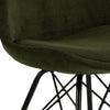 Set di 2 sedie da pranzo in tessuto Eris Verde (6)