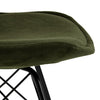 Set di 2 sedie da pranzo in tessuto Eris Verde (7)