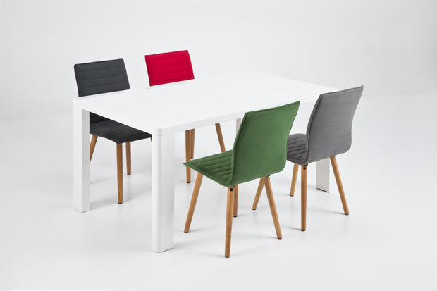 Set di 2 sedie da pranzo in tessuto Karla Grigio (3)