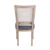 Set di 2 sedie da pranzo in tessuto Liliane Blu (2)