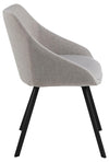 Set di 2 sedie da pranzo in tessuto Nils Beige (2)