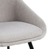 Set di 2 sedie da pranzo in tessuto Nils Beige (4)