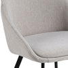 Set di 2 sedie da pranzo in tessuto Nils Beige (5)