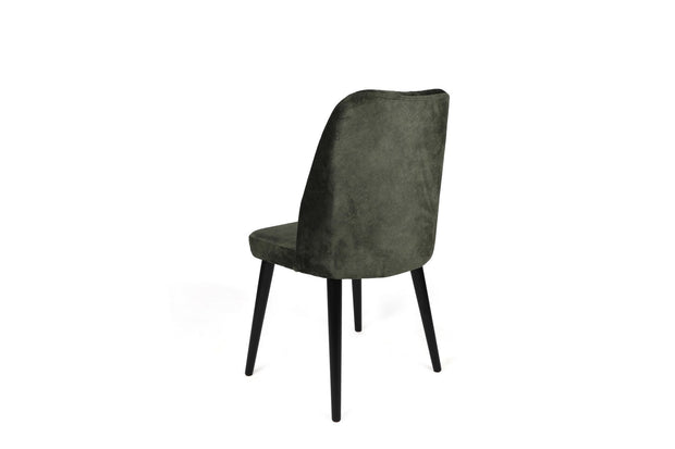 Set di 2 sedie da pranzo in velluto Alfa 432-V2 Verde (2)