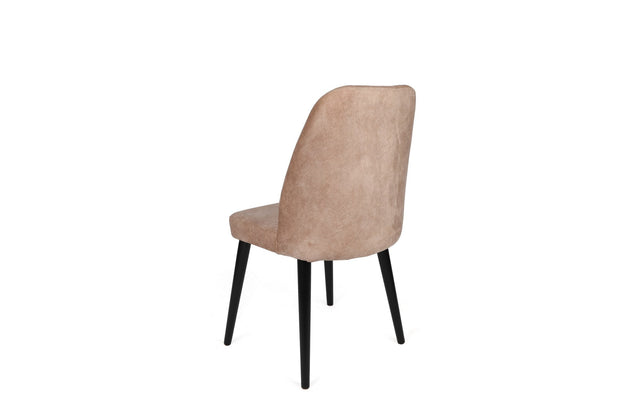 Set di 2 sedie da pranzo in velluto Alfa 433-V2 Beige (2)