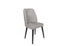 Set di 2 sedie da pranzo in velluto Alfa 438-V2 Grigio (1)