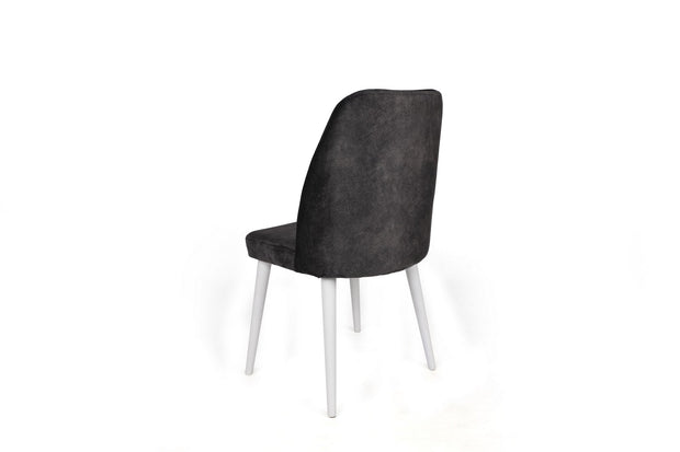 Set di 2 sedie da pranzo in velluto Alfa 497-V2 Antracite (2)