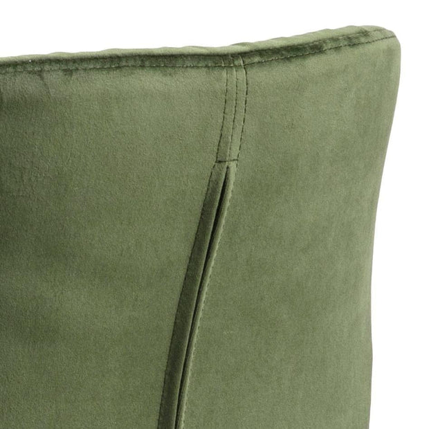 Set di 2 sedie da pranzo in velluto Batilda A-1 Capitone Verde (5)