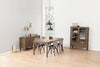 Set di 2 sedie da pranzo in velluto Batilda A-1 Grigio (2)