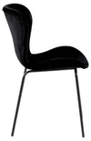 Set di 2 sedie da pranzo in velluto Batilda A-1 Nero (4)