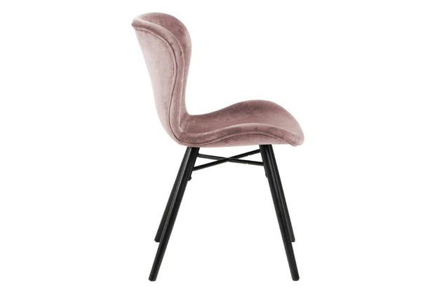 Set di 2 sedie da pranzo in velluto Batilda A-1 Rosa (5)