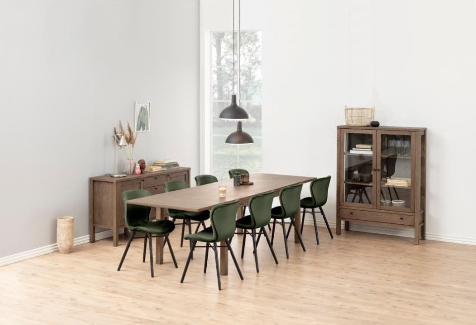 Set di 2 sedie da pranzo in velluto Batilda A-1 Verde (3)