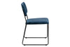Set di 2 sedie da pranzo in velluto Cornelia Blu (3)