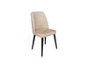 Set di 2 sedie da pranzo in velluto Dallas 520-V2 Beige (1)