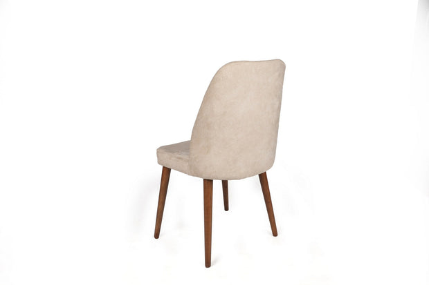 Set di 2 sedie da pranzo in velluto Dallas 550-V2 Beige (2)