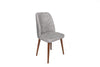 Set di 2 sedie da pranzo in velluto Dallas 554-V2 Grigio (1)