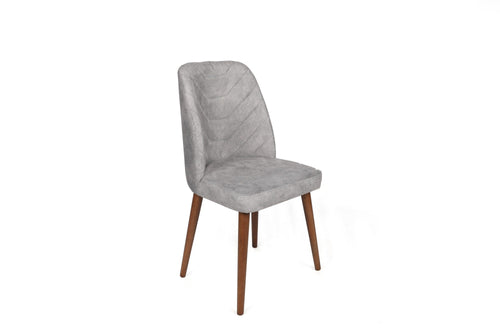 Set di 2 sedie da pranzo in velluto Dallas 554-V2 Grigio (1)