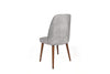 Set di 2 sedie da pranzo in velluto Dallas 554-V2 Grigio (2)