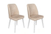 Set di 2 sedie da pranzo in velluto Dallas 580-V2 Beige