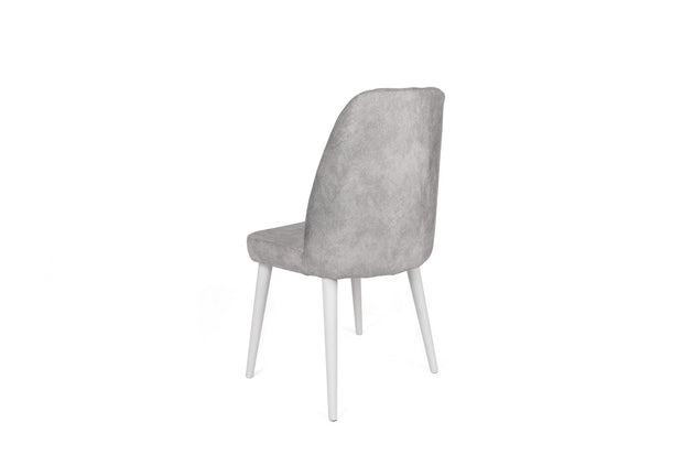 Set di 2 sedie da pranzo in velluto Dallas 584-V2 Grigio (2)